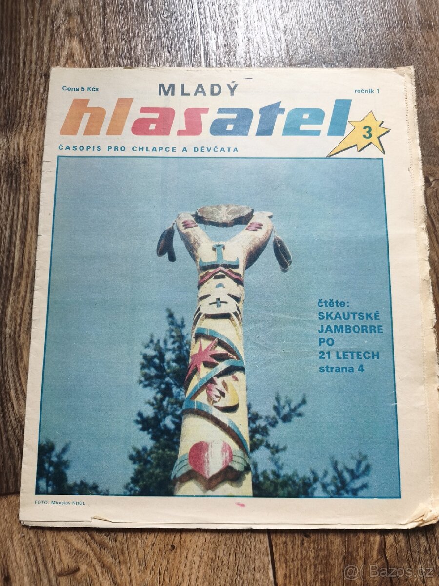 Časopis Mladý hlasatel a Junák 1990, 8ks - 3