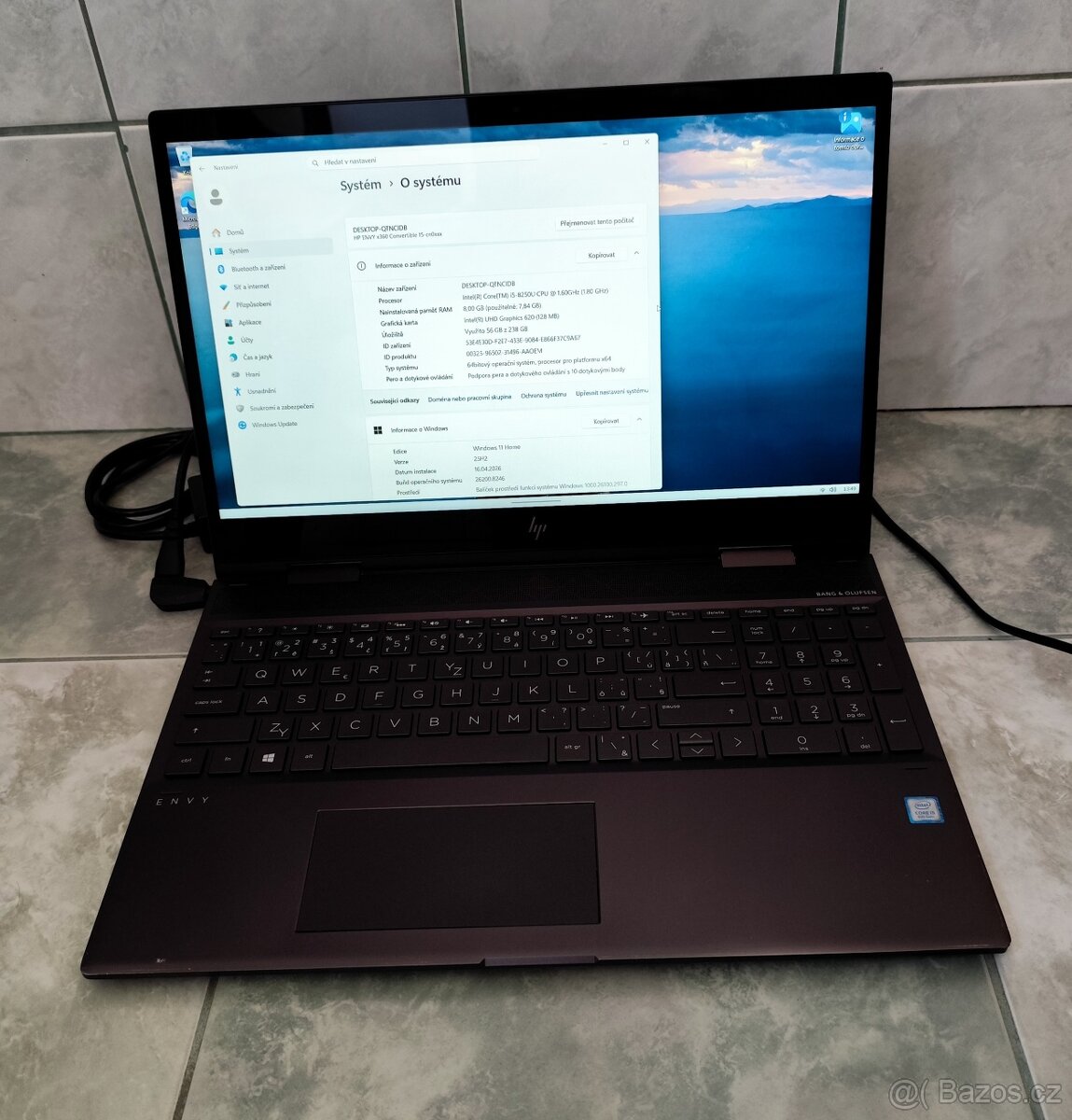 DOTYKOVÝ 15,6" NOTEBOOK HP ENVY X360 CONVERTIBLE 15-CN006NC - 3