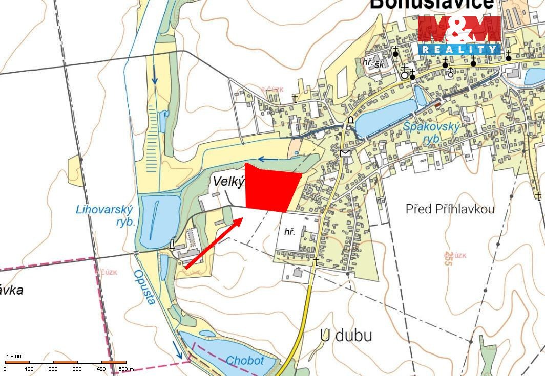 Prodej zahrady, 28681 m², Bohuslavice - 3