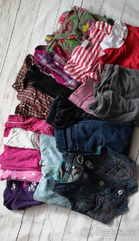 Dívčí značkové oblečení vel. 122 - 17 kusů - 3