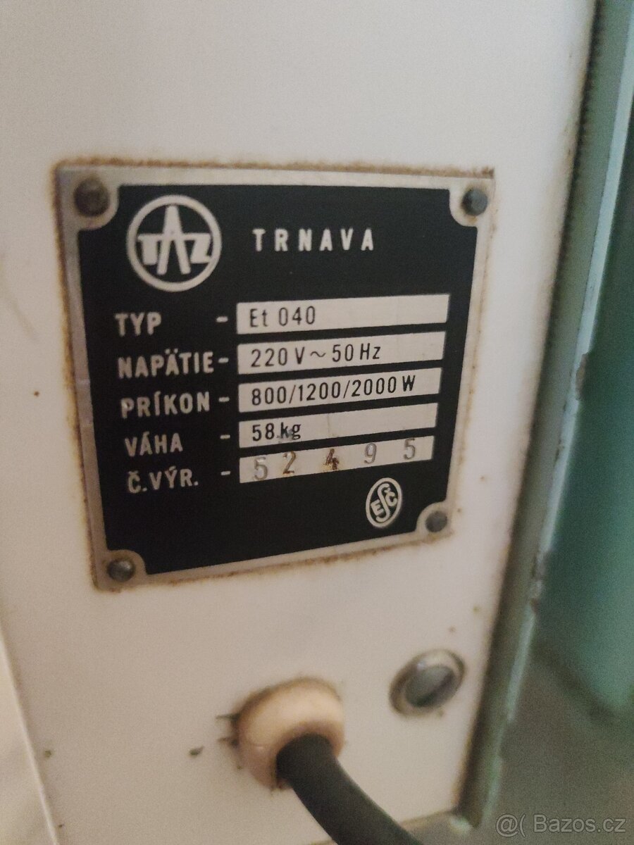 elektrický radiátor Taz Trnava - 3