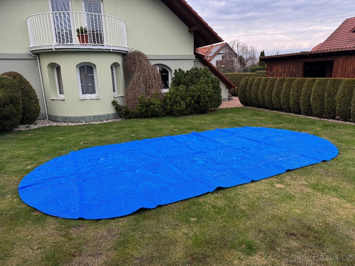 SOLÁRNÍ PLACHTA NA BAZÉN - OVÁL 7x3,5m - 3