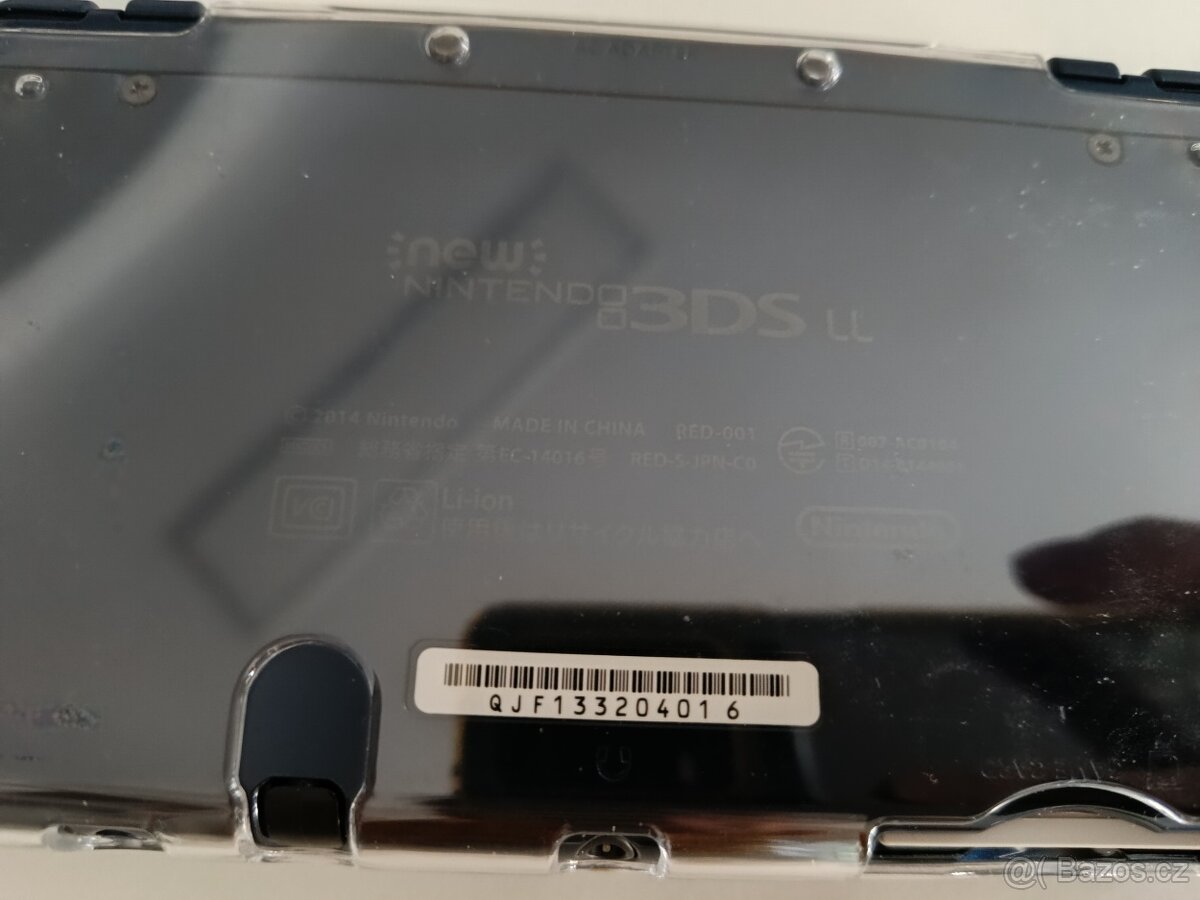 New Nintendo 3ds LL modré + CFW - 3