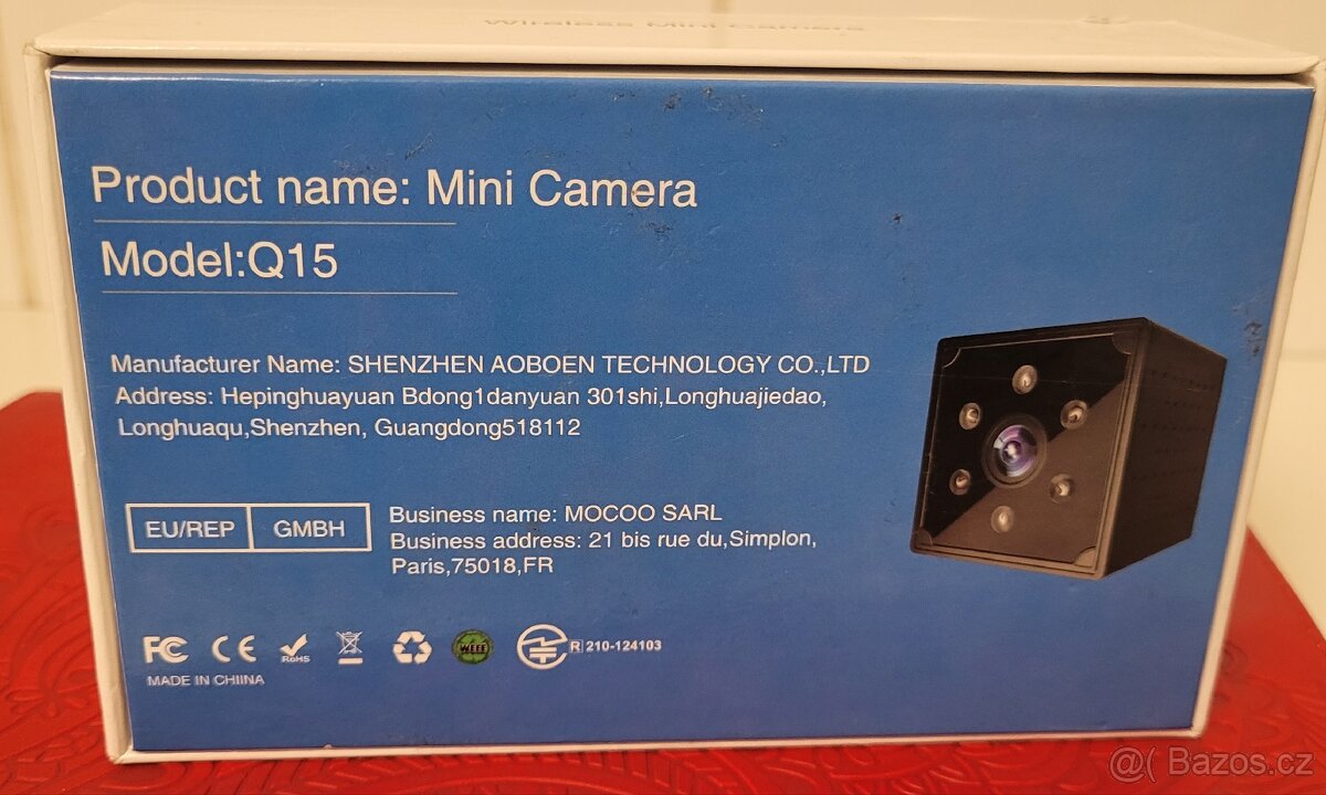 Wireless Mini Camera
Model:Q15 - 3