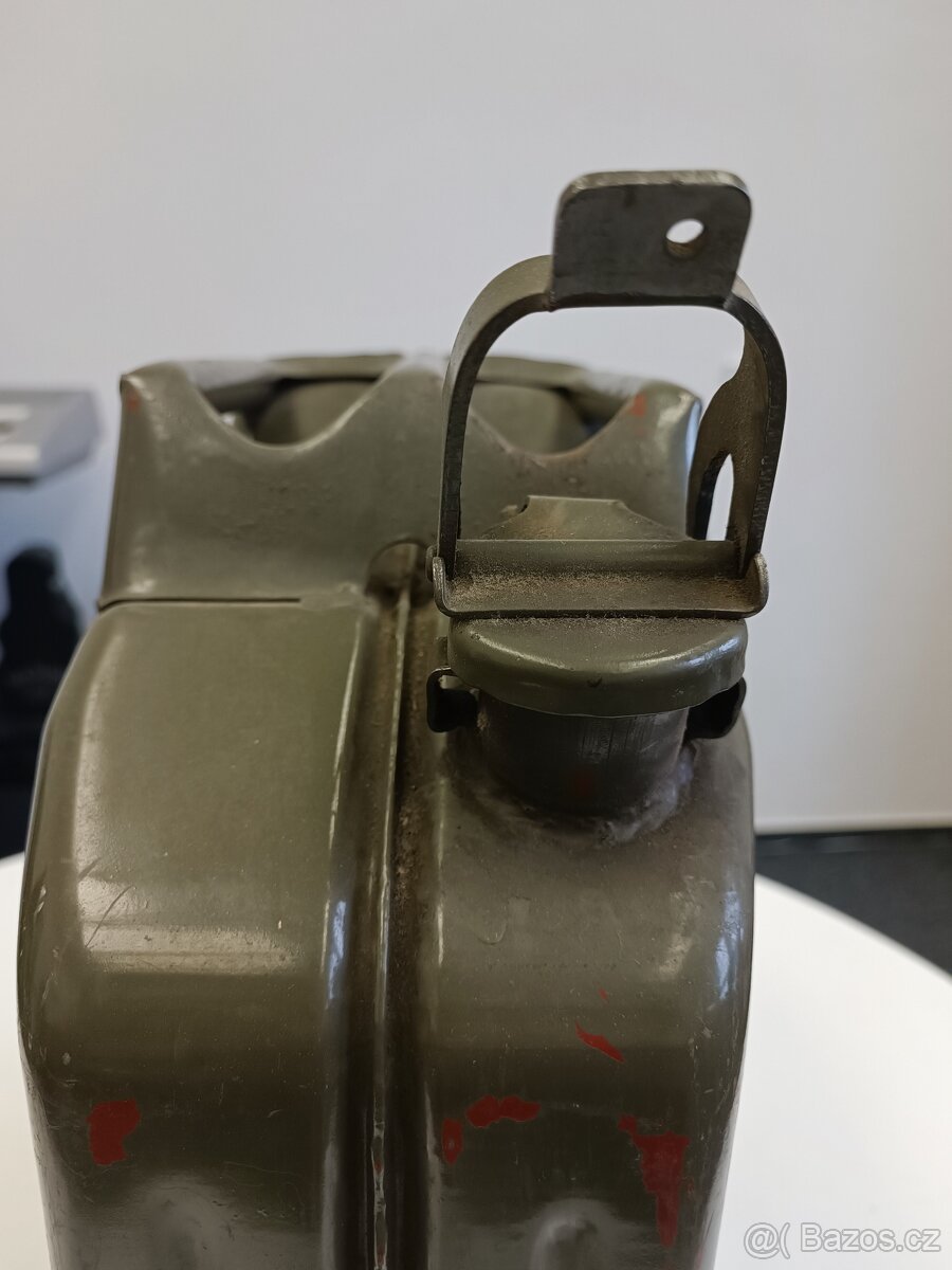 Vojenský kanystr 20 litrů z roku 1987 - originální armádní - 3