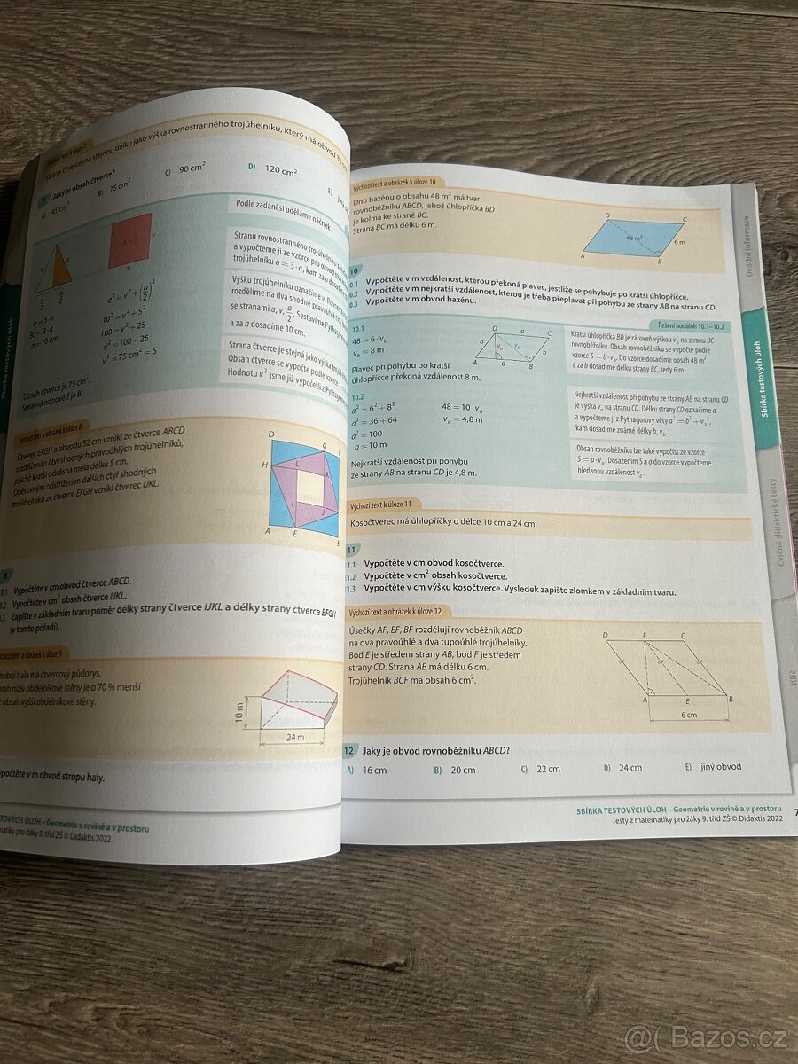 Učebnice nová - Testy z Matematiky na přijímací zkoušky - 3
