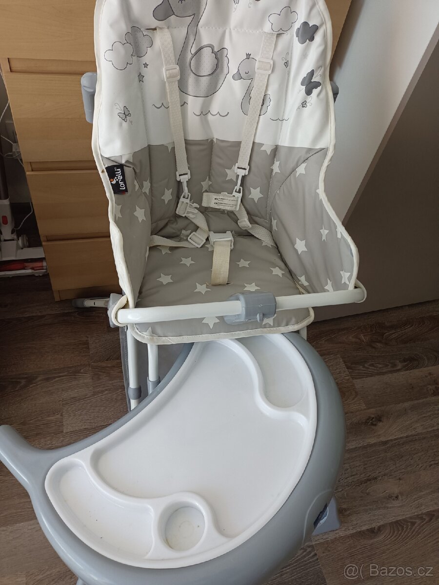 Dětské jídelní židlička, krásný stav - 3