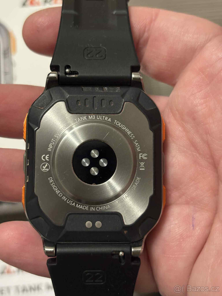 Chytré hodinky KOSPET TANK M3 Ultra Silver - 3