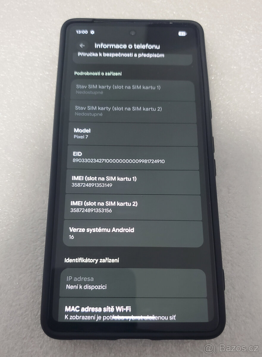 Google Pixel 7 (Android 16 + příslušenství) - 3