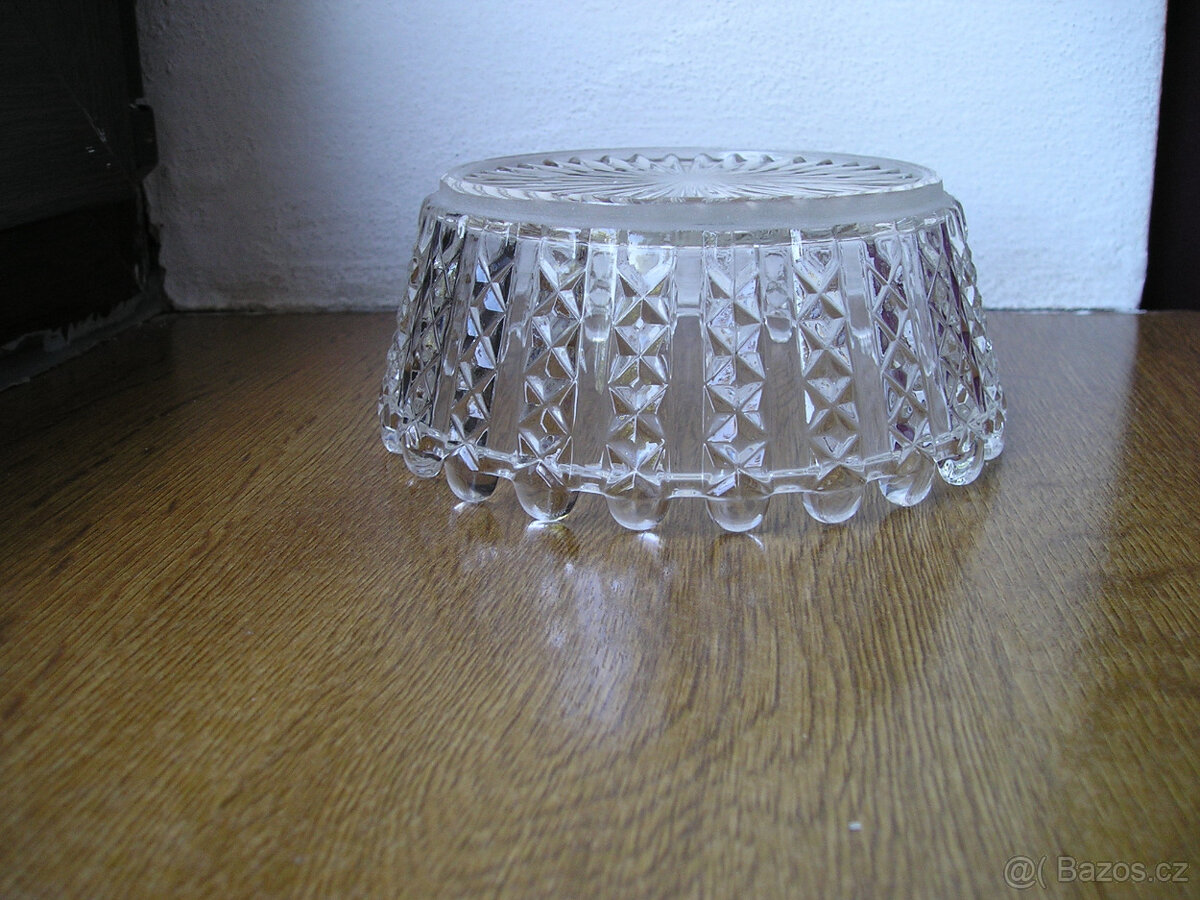 Skleněná cukřenka. - 3