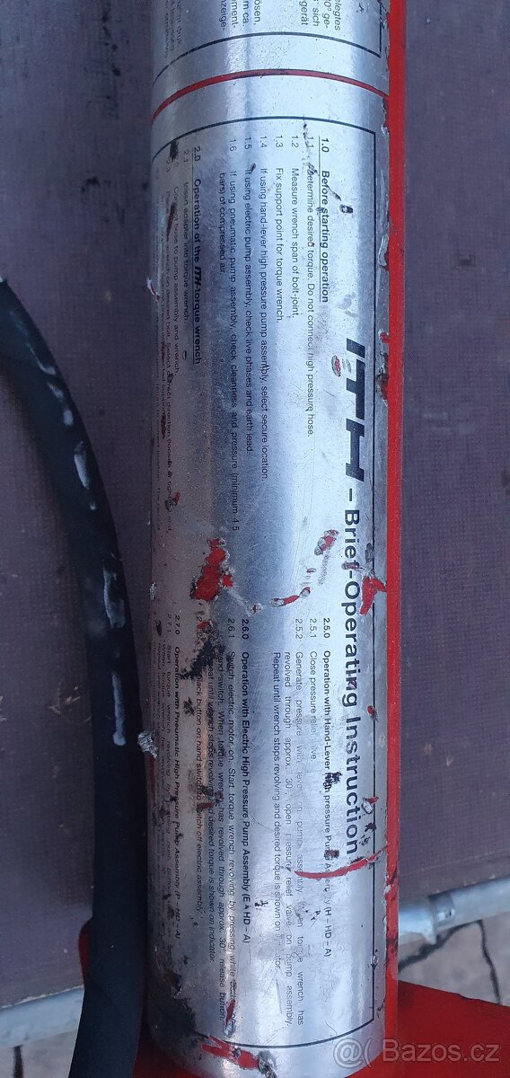 hydraulická pumpa s pístnicí - 3