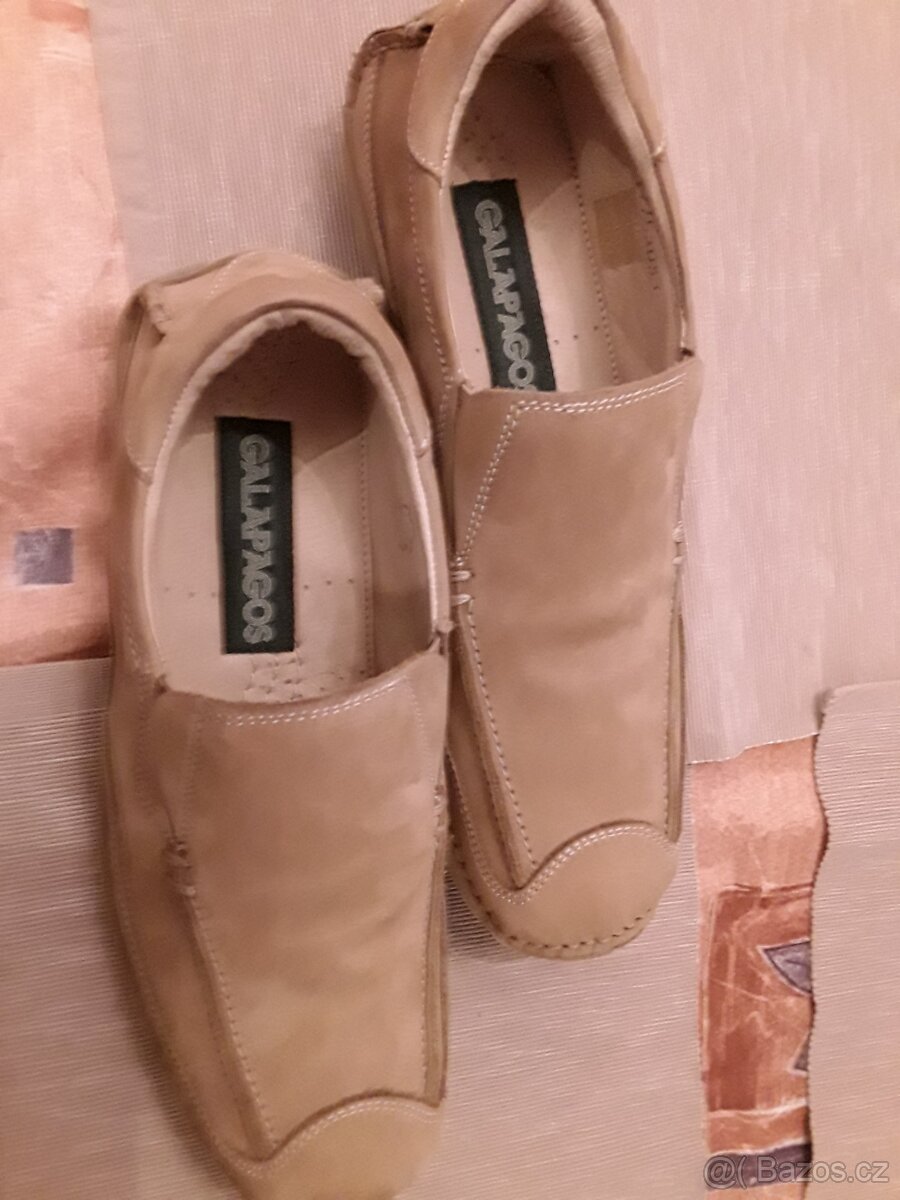 Kožené mokasíny vel.40 - 3