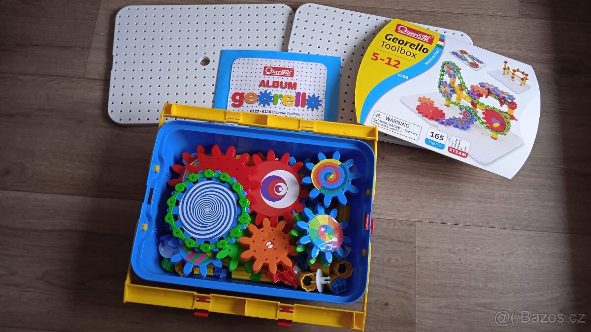 Stavebnice Quercetti Georello Toolbox + Kaleido Gears - 3