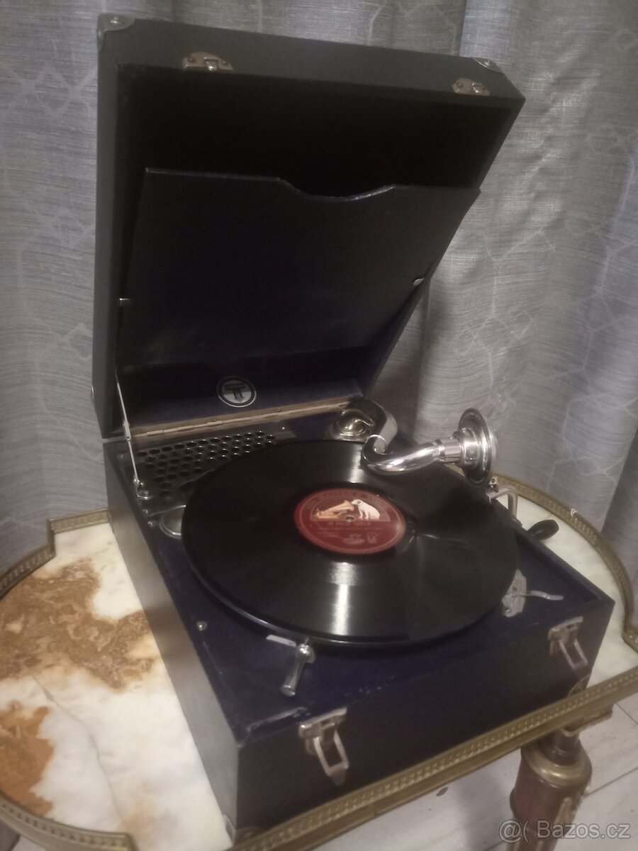 Kufříkový gramofon "Tempophon" - 3