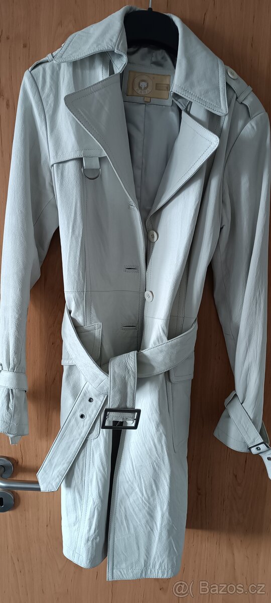 Kožený dámský kabát - 3