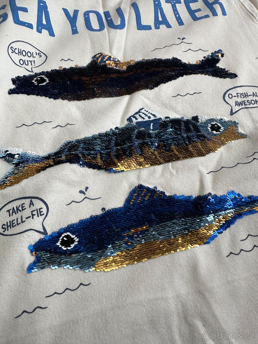 3x tričko vel 134/140 - 3