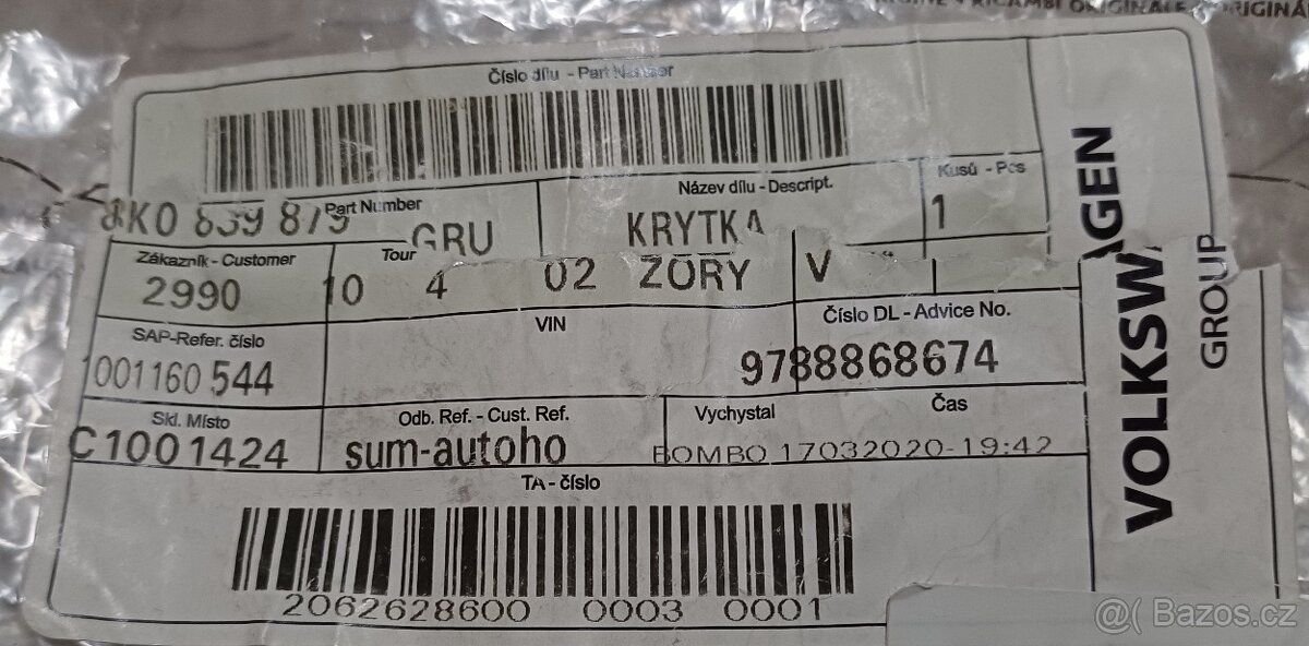 Audi A4 A5 Q5 - Original nová klika dveří - 3