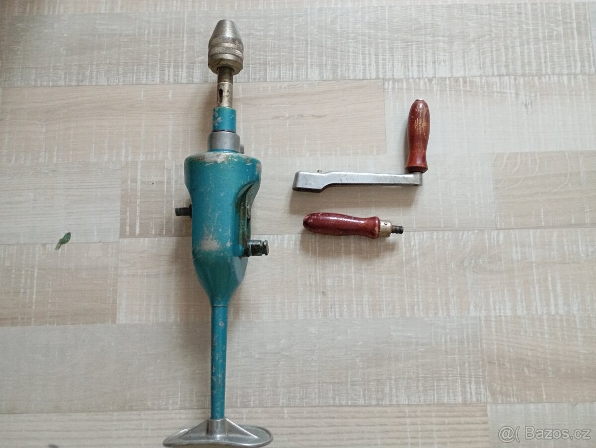 Historická ruční vrtačka made in Czechoslovakia - 3