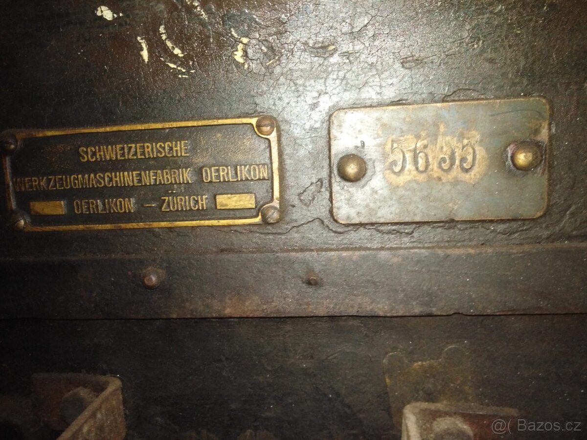Prodám soustruh Oerlikon Zürich - 3