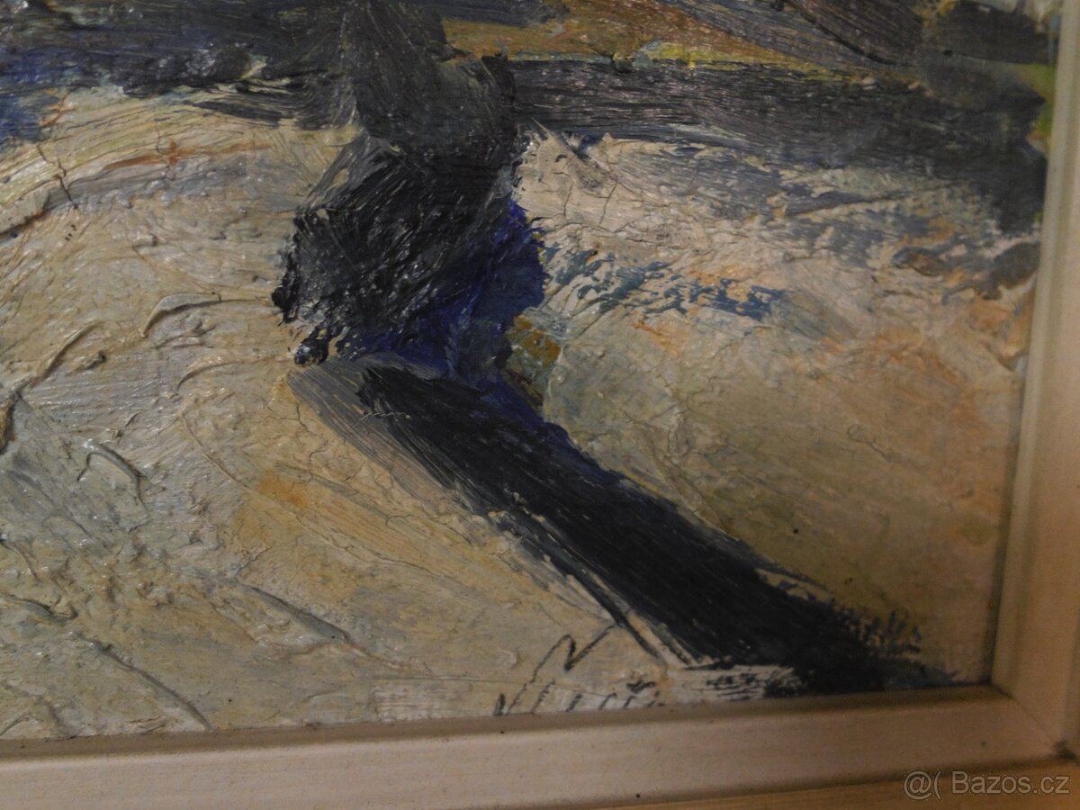 Staré chalupy ,Antonín Šustr, 12.6.1923 3 obrazy - 3