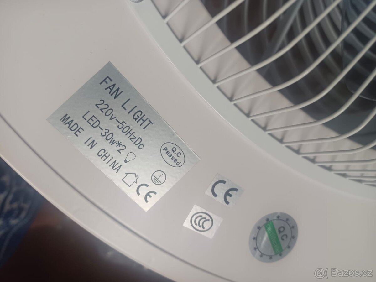 Nové velké stropní svítidlo s ventilátorem - 3