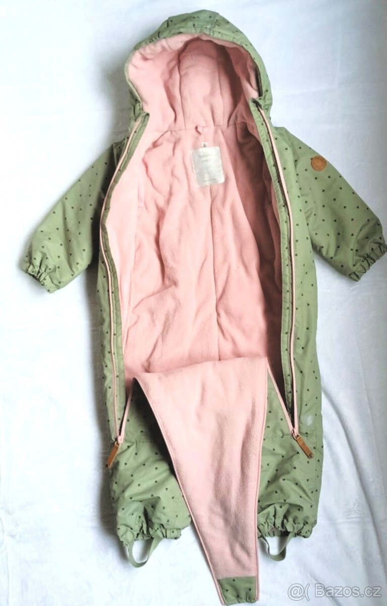 DÍVČÍ ZIMNÍ KOMBINÉZA-86/92, 1-2 roky - 3