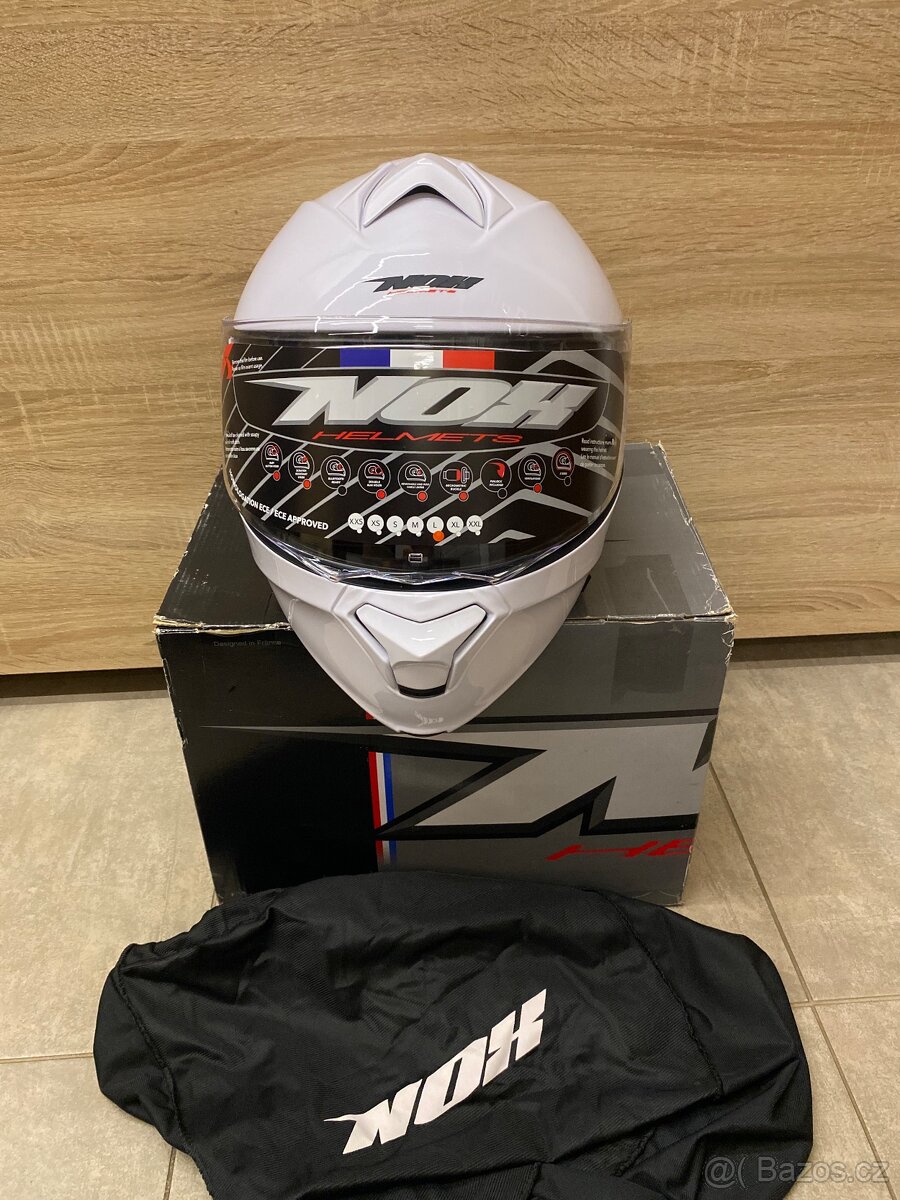 Výklopná helma na motorku NOX N960, vel. L - 3
