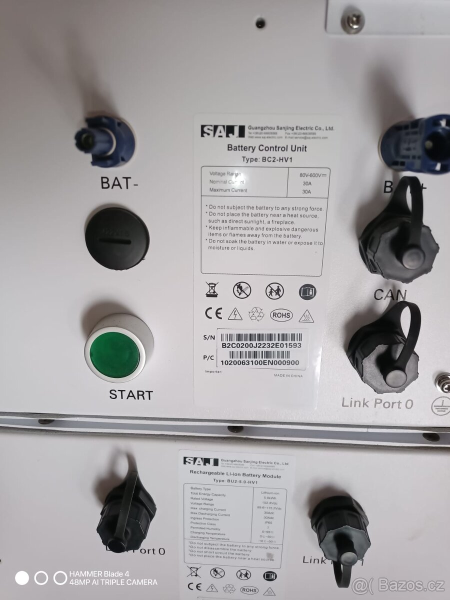 Střídač SAJ + 2baterie +BMS - 3