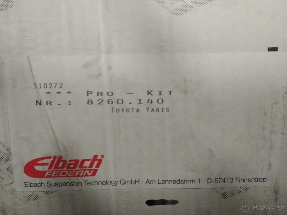 Originál set pružin Toyota Yaris - 3
