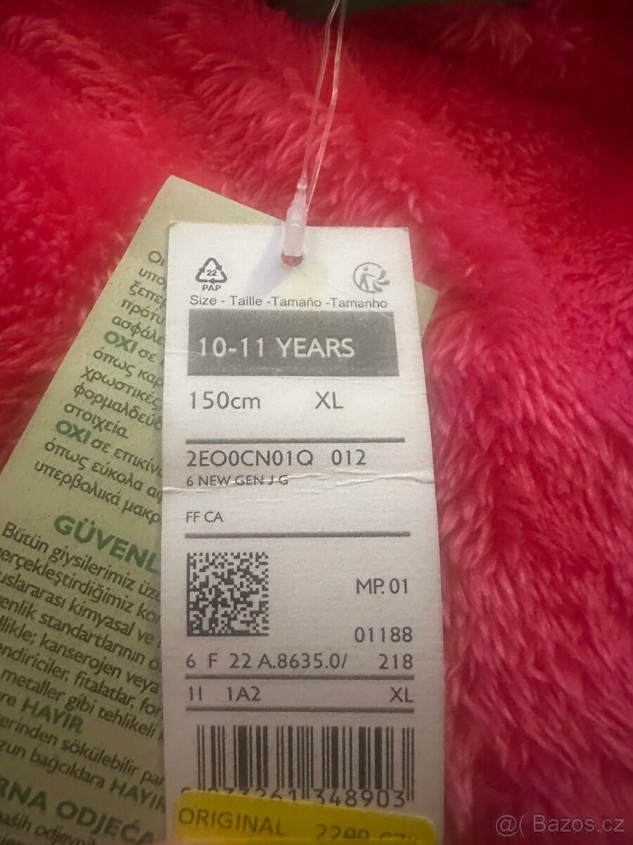 Vyteplená zimní bunda Benetton - 3