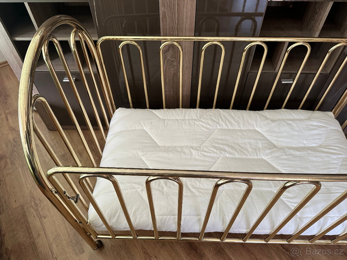 Zlatá postýlka pro miminko - TOP stav - 3