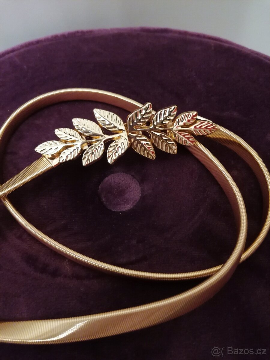 nový zlatý pásek, pružný - 3