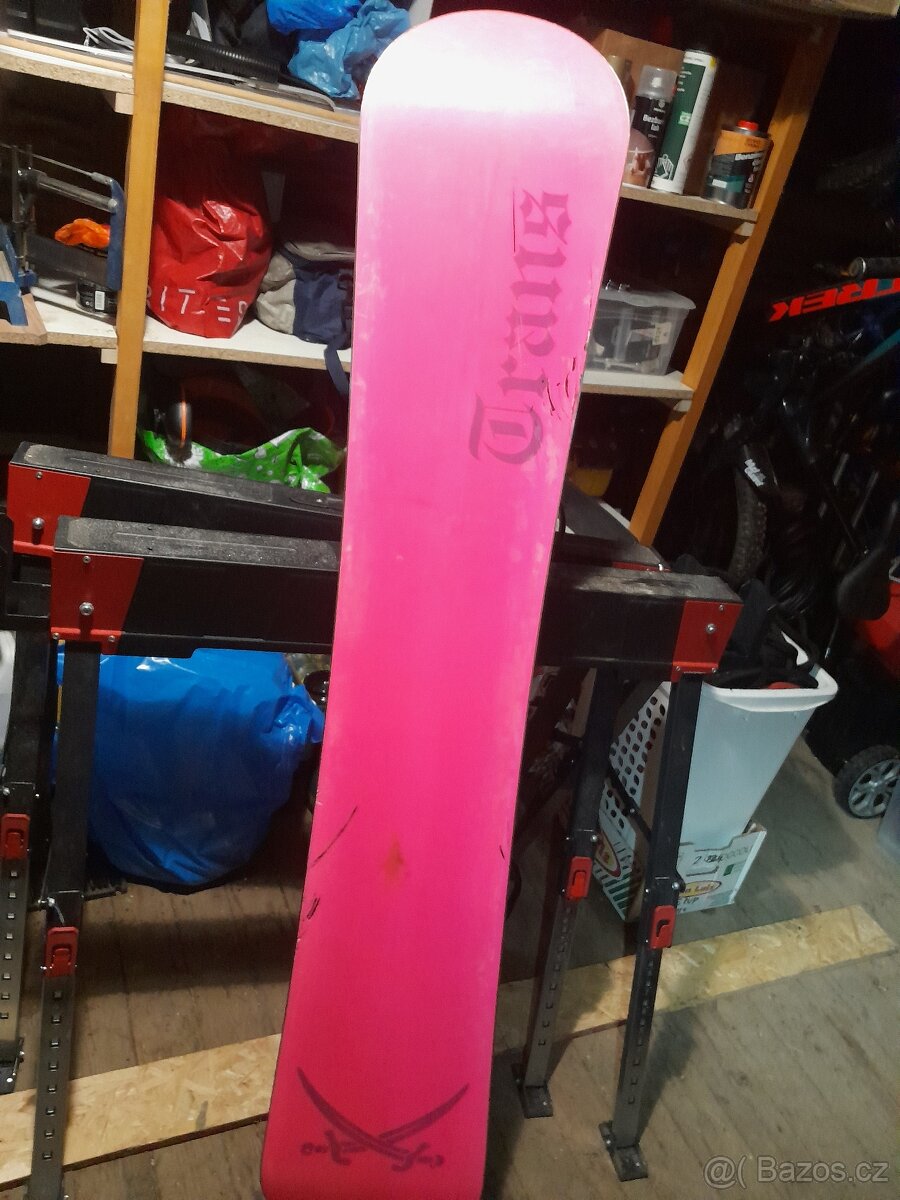 Snowboard Trans 157cm, Vázání Bent Metal - 3