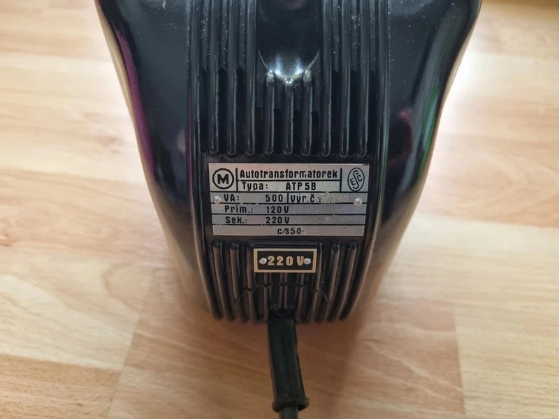 Retro autotransformátor 220V -> 120V⭐ - 3