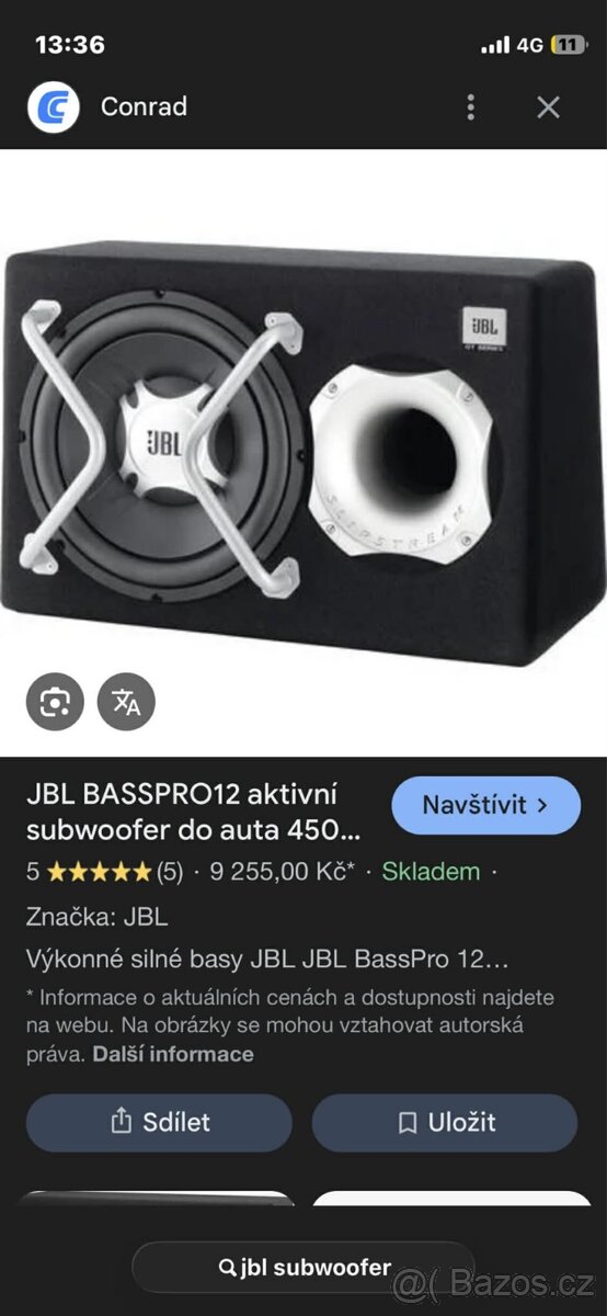 JBL basák a zesilovač - 3