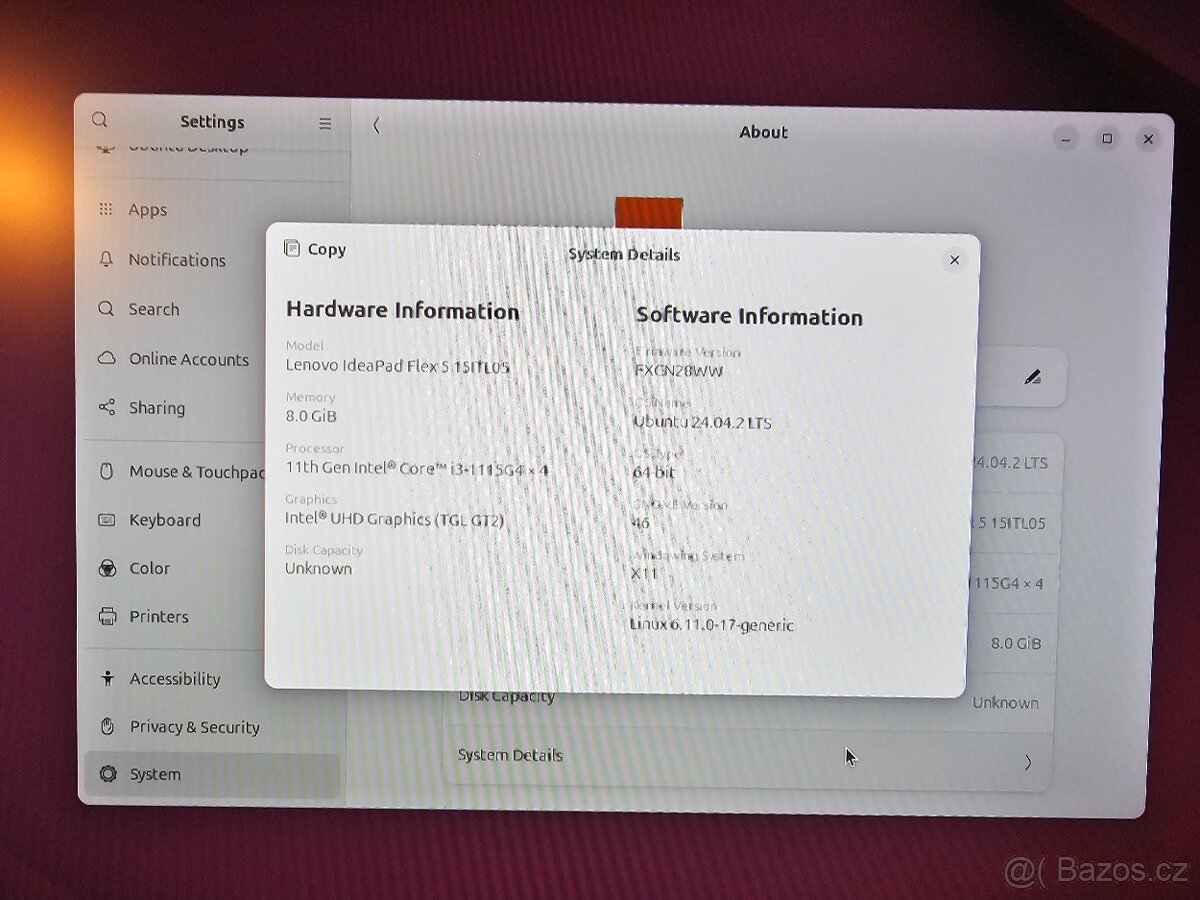Lenovo Ideapad Flex 5 15ITL05 - na díly (bez displeje) - 3