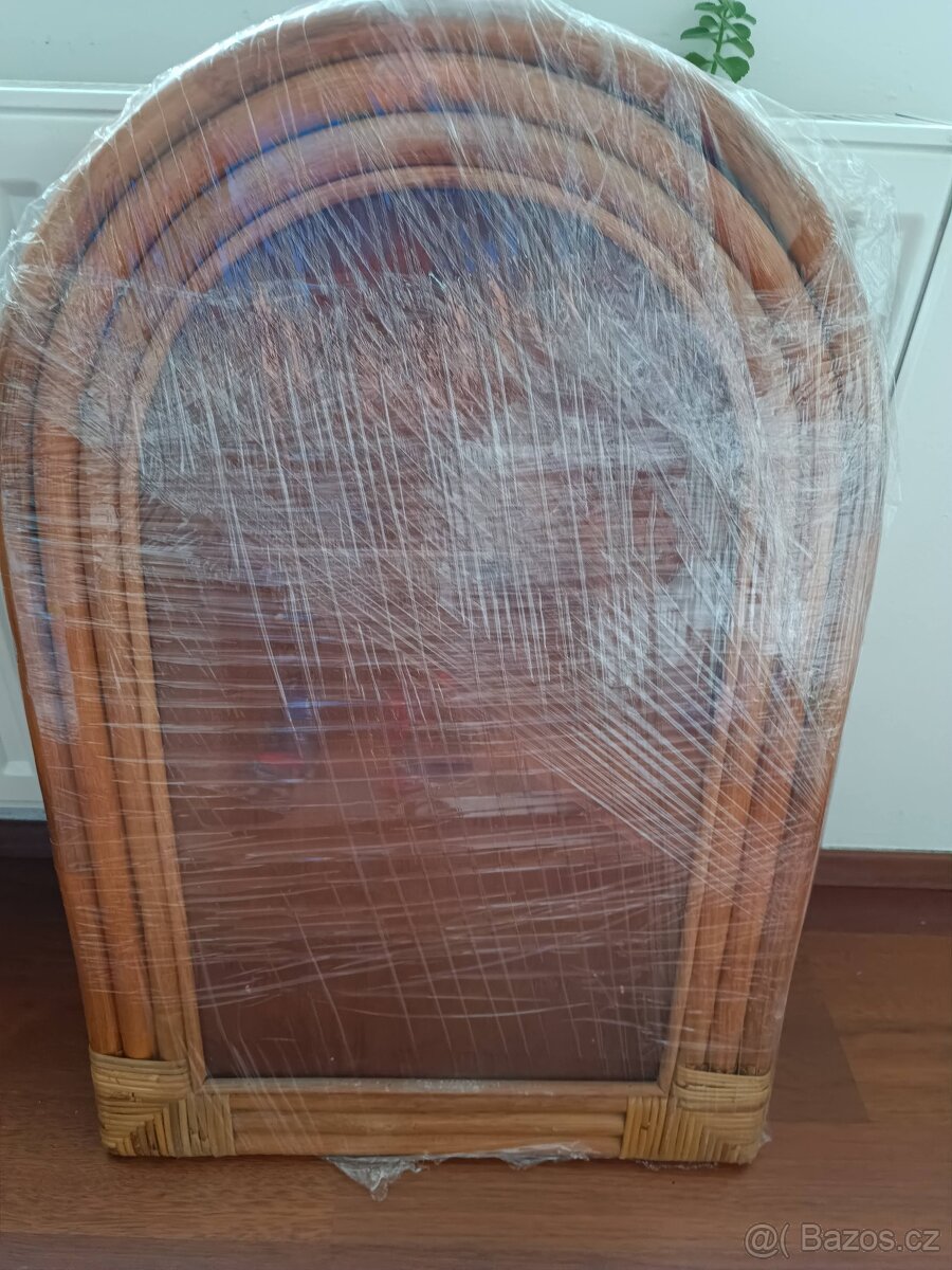 Zrcadlo s ratanovým rámem 80x50 - 3