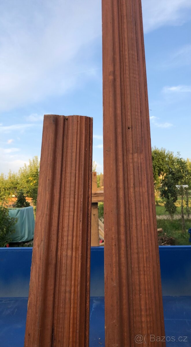 Ozdobná dřevěná římsa, lišta, ozdoba, obložka - 3