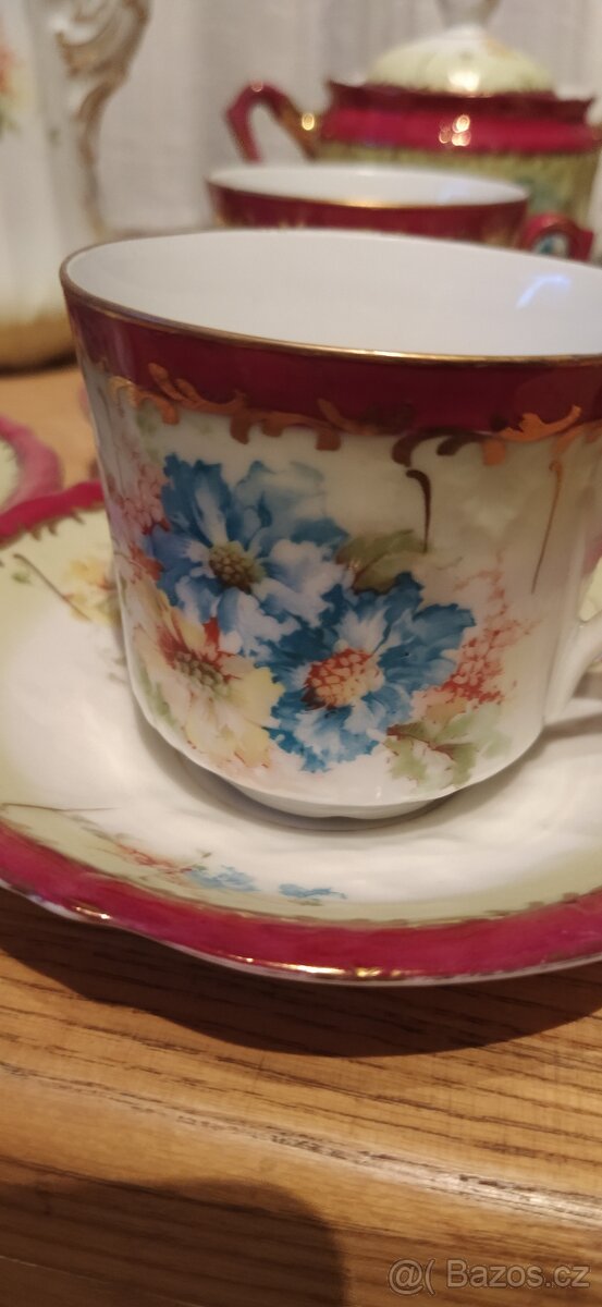 Starožitný porcelánový servis - 3