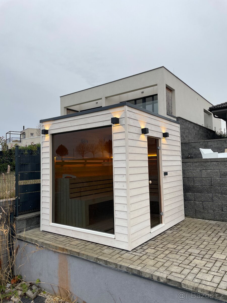 Venkovní Fínska sauna MEGA - 3