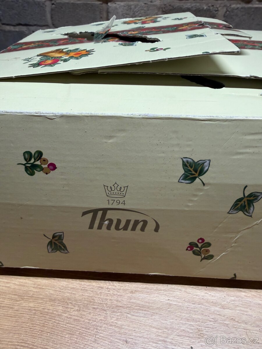 Vintage servírovací set Thun – vánoční dekor - 3