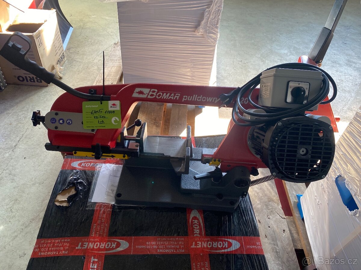 Pásová pila na kov Bomar pulldown 160.120G - 3