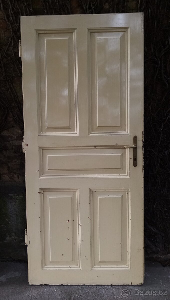 Starožitné smrkové dveře - 4 - 3