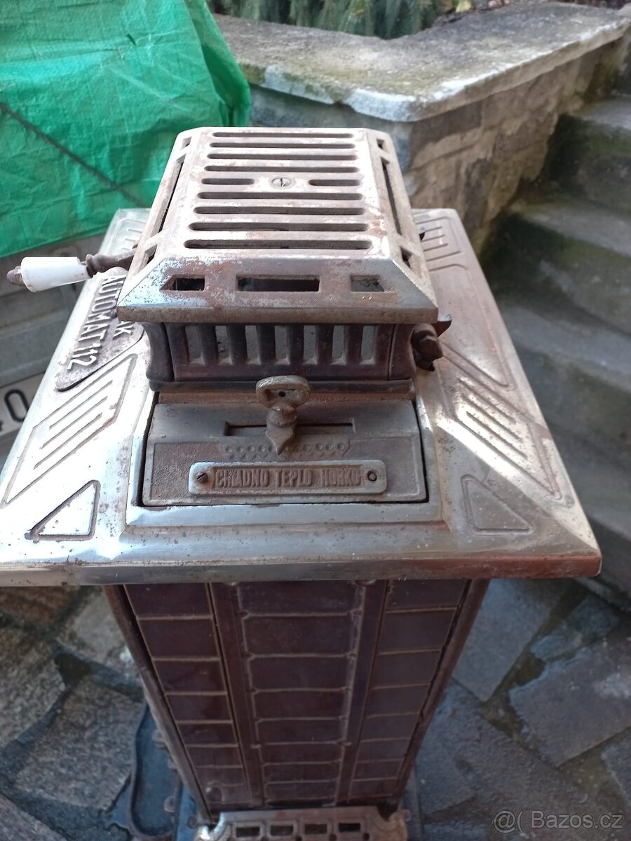 Starožitná kamna Maják automat 112 - 3