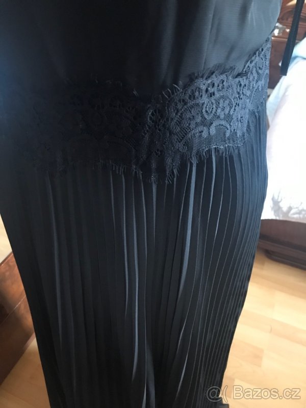 Dlouhé černé šaty 36/S - 3