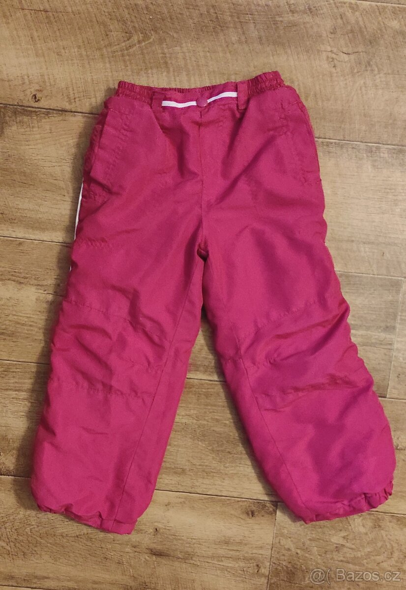 Teplé zimní kalhoty vel.110 - 3