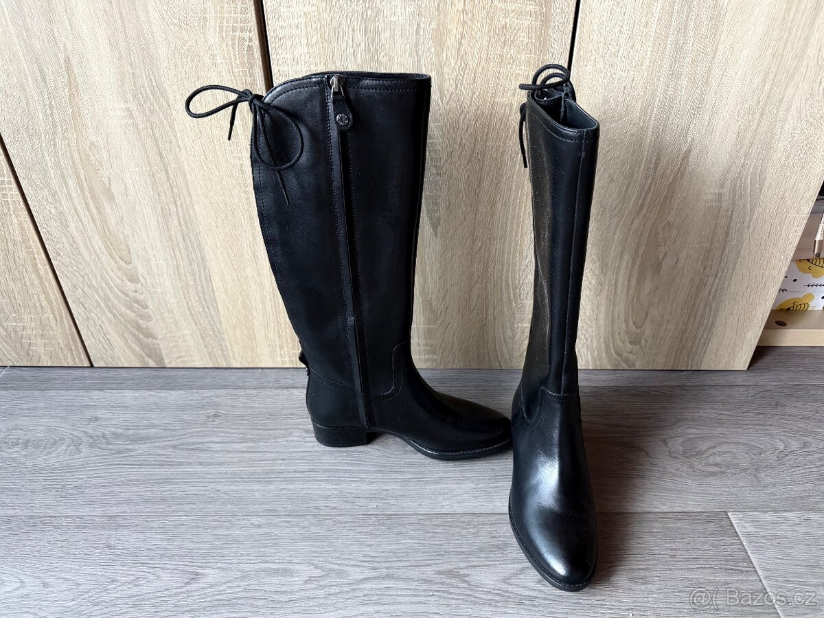 Kožené kozačky GEOX - NOVÉ - 3