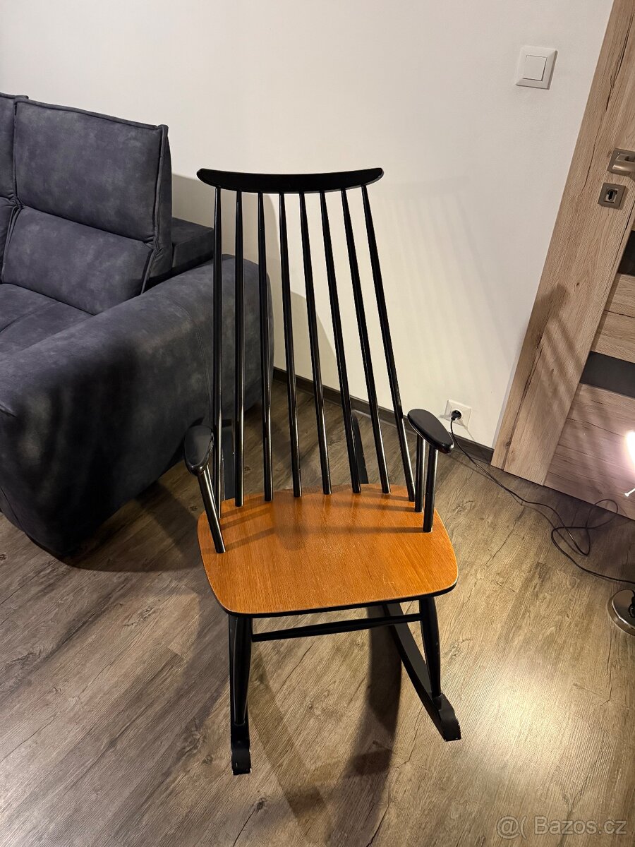 Retro finské houpací křeslo 1960 - 3