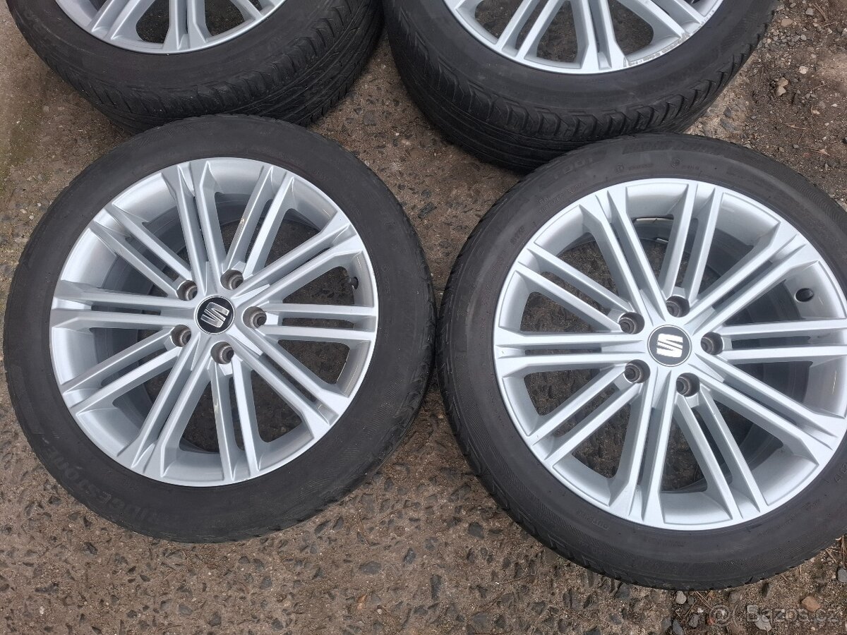 Alu kola 17" Seat Leon rozteč 5x112 s pneu 225/45R17 - 3