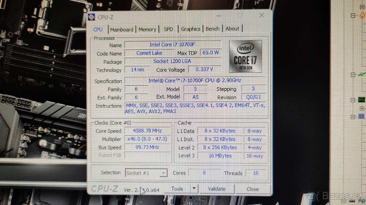Intel Core i7-10700F - 3